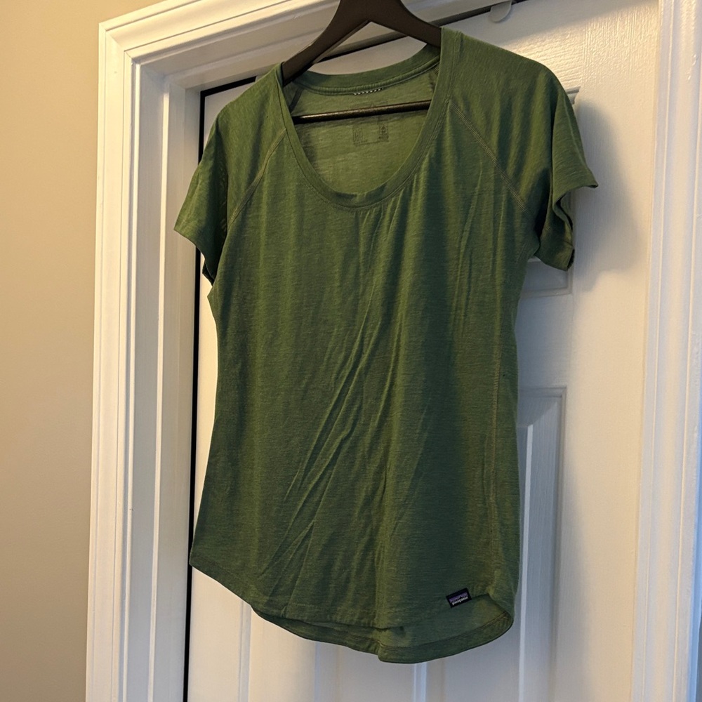 Patagonia Women's Short Sleeve Tee in Olive